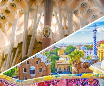 Barcelona: Sagrada Familia with Towers and Park Güell Tour