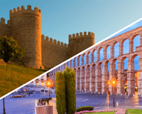 Madrid, Avila met muren en Segovia met Alcazar - Housity