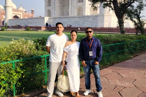Desde Delhi: Amanecer del Taj Mahal y Visita al Fuerte de Agra en coche- TodoDesde Delhi: Excursión Privada al Amanecer del Taj Mahal en Coche
