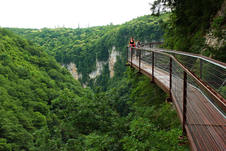From Tbilisi: Martvili Canyon and Okatse Canyon Private Tour