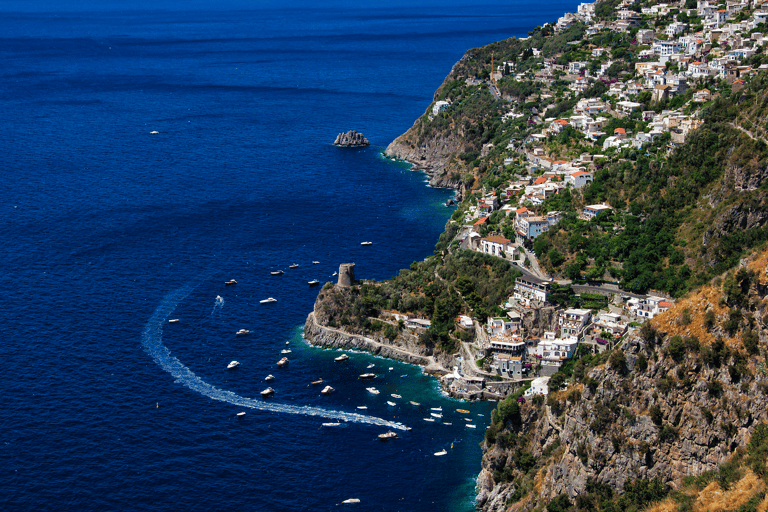 From Positano/Praiano: Amalfi Coast & Caves Speedboat Tour Amalfi Coast Speed Tour