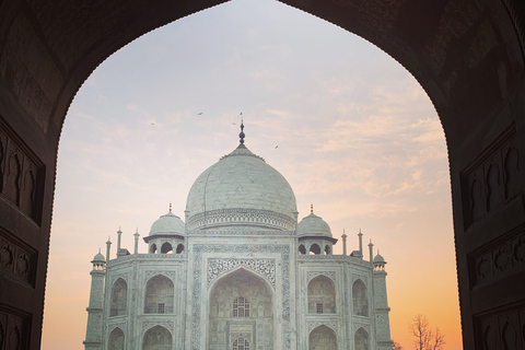 Von Delhi aus: Private Sonnenaufgangstour zum Tajmahal