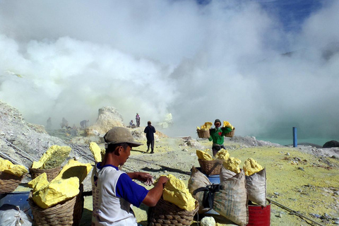 Banyuwangi/Bali: Mount Ijen Midnight Blue Fire Wycieczka z przewodnikiemZ Banyuwangi: Mount Ijen Midnight Blue Fire Wycieczka z przewodnikiem