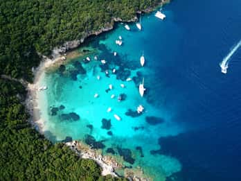 De Lefkimmi: Sivota, Lagoa Azul e Gruta
