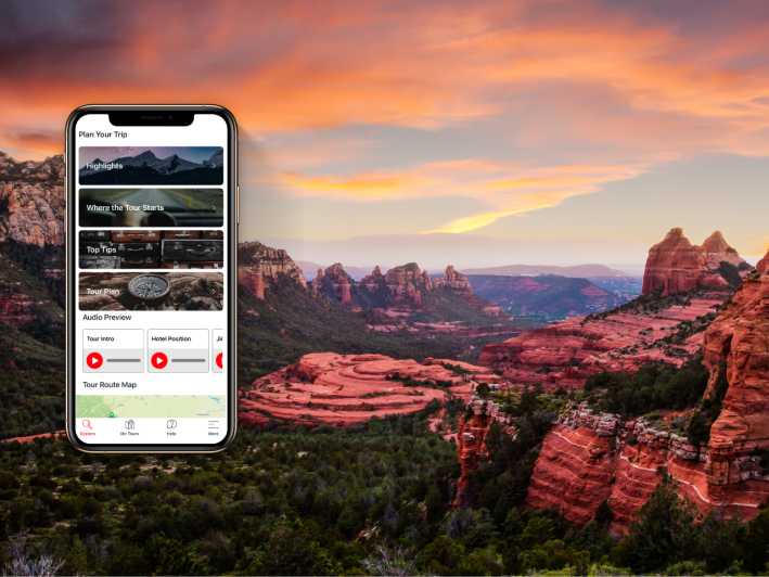 Sedona: Self-Guided Driving Tour with GPS Audio Guide App
