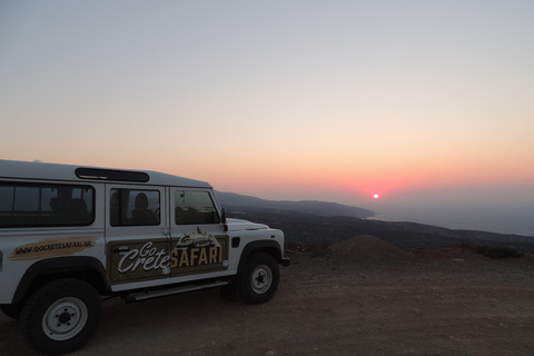 Beeindruckende Safari-Route bei Sonnenuntergang mit Abendessen