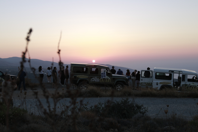 Fantastische safariroute bij zonsondergang met diner