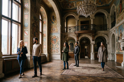 From Bucharest: Dracula's Castle, Peles Castle & Brasov Trip MINIVAN - Dracula's Castle, Peles Castle & Brasov Trip