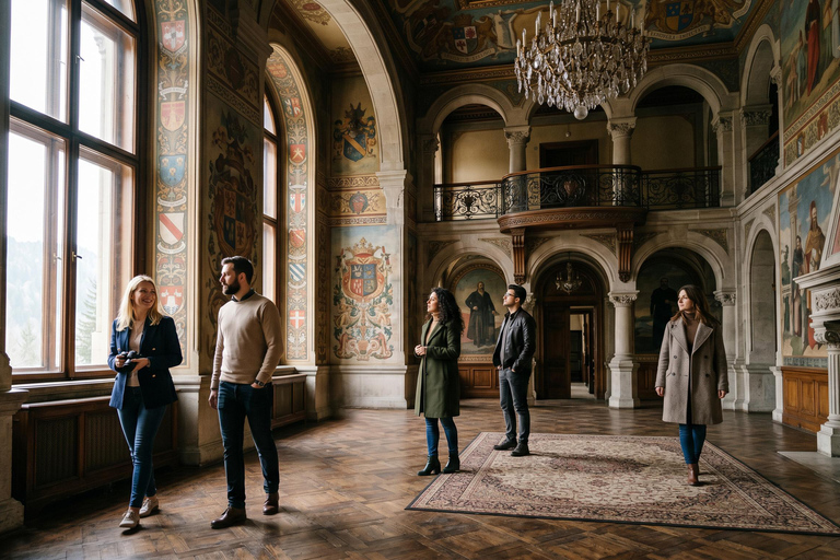 From Bucharest: Dracula's Castle, Peles Castle & Brasov Trip MINIVAN - Dracula's Castle, Peles Castle & Brasov Trip