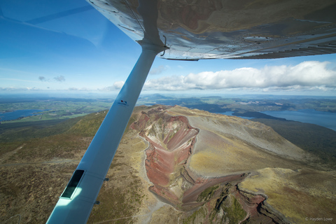 Rotorua: volo panoramico sul monte Tarawera e sulla valle di WaimanguTour del sentiero dell&#039;eruzione della valle vulcanica del Monte Tarawera / Waimangu