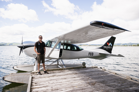 Rotorua: volo panoramico sul monte Tarawera e sulla valle di WaimanguTour del sentiero dell&#039;eruzione della valle vulcanica del Monte Tarawera / Waimangu