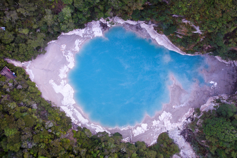 Rotorua: volo panoramico sul monte Tarawera e sulla valle di WaimanguTour del sentiero dell&#039;eruzione della valle vulcanica del Monte Tarawera / Waimangu