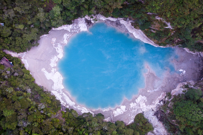 Rotorua: volo panoramico sul monte Tarawera e sulla valle di WaimanguTour del sentiero dell&#039;eruzione della valle vulcanica del Monte Tarawera / Waimangu