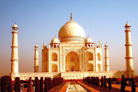 De Nova Delhi: Viagem de um dia ao Taj Mahal e Forte de AgraTour com almoço e taxa de entrada