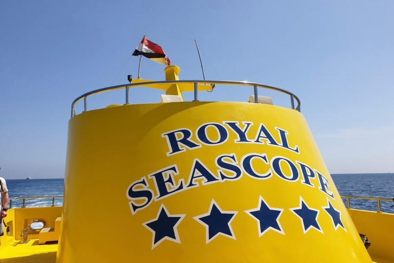 Wycieczka Royal Seascope Submarine Hurghada z nurkowaniem z rurkąWycieczka łodzią podwodną Royal Seascope
