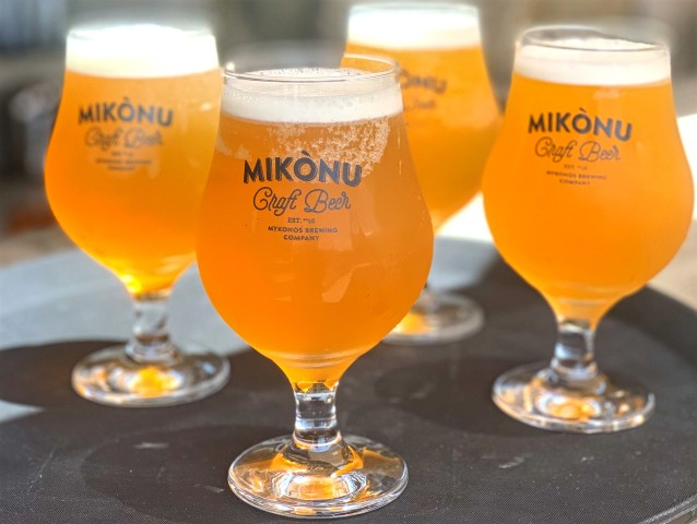 Visit Mykonian Beer And Wine Tasting With Dining in Platis Gialos, Mykonos