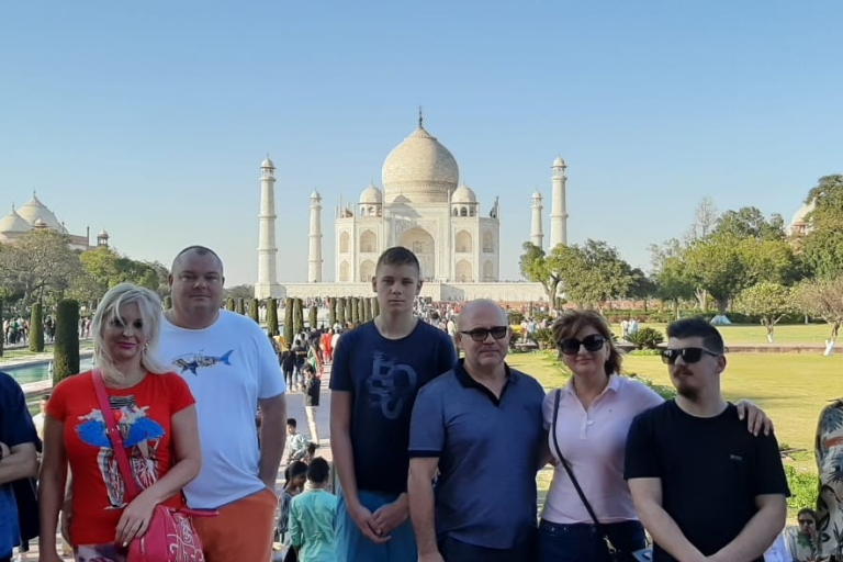 Desde Delhi: Visita privada al Taj Mahal con todo incluido (en coche)Todo Incluido