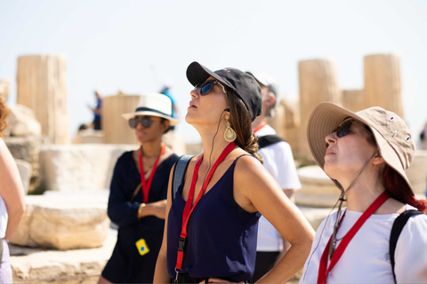 Athènes: visite guidée à pied de l'Acropole et de Plaka tôt le matinVisite de groupe avec billet d'entrée