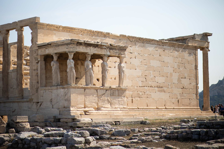 Athènes: visite guidée à pied de l'Acropole et de Plaka tôt le matinVisite de groupe avec billet d'entrée