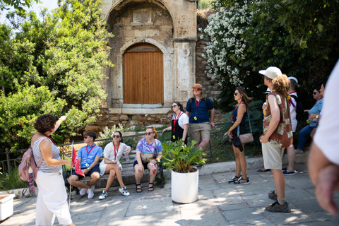 Atenas: tour guiado a pie por la Acrópolis y Plaka por la mañana tempranoTour grupal con boleto de entrada