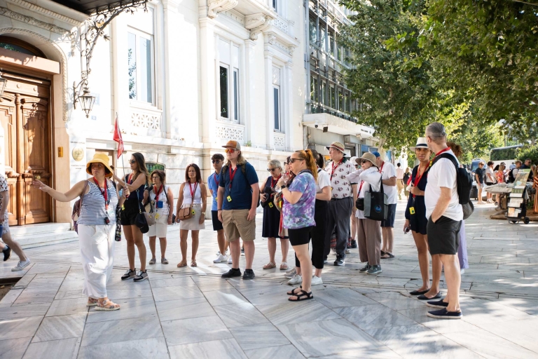Athènes: visite guidée à pied de l'Acropole et de Plaka tôt le matinVisite de groupe avec billet d'entrée
