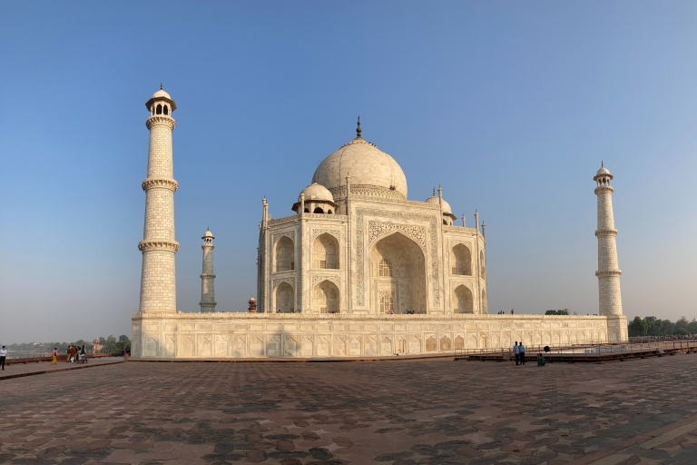 Nocna wycieczka do Agry z wizytą o wschodzie i zachodzie słońca w Taj Mahal