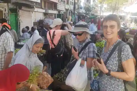 Heritage walk and local market experience with local snacks