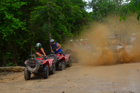 Cancun: ATV, Ziplines and Cenote Adventure in the Jungle Jungle Adventure: ATV, Ziplining & Cenote