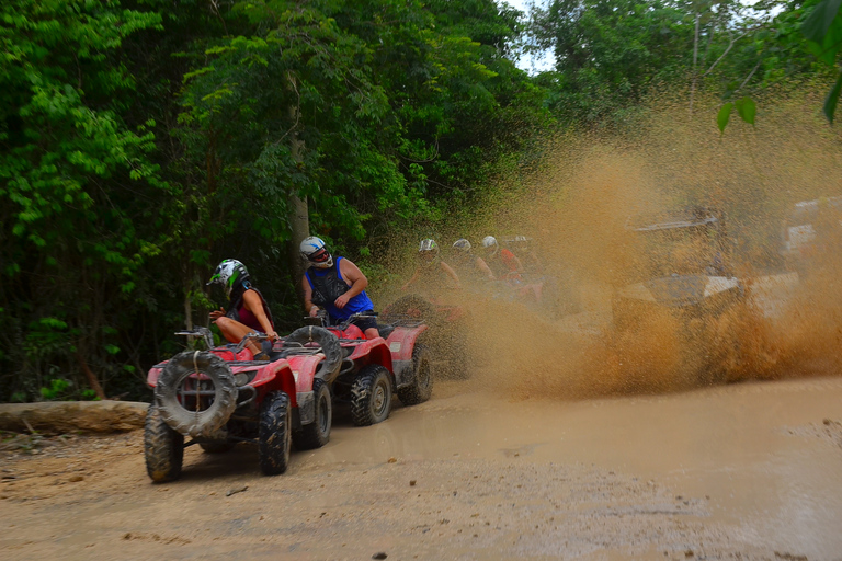 Cancun: ATV, Ziplines and Cenote Adventure in the Jungle Jungle Adventure: ATV, Ziplining & Cenote