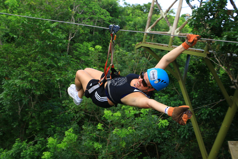 Cancun: ATV, Ziplines and Cenote Adventure in the Jungle Jungle Adventure: ATV, Ziplining & Cenote