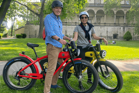 Praga: Il grande tour della città in Fat e-Bike