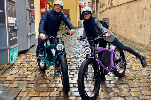 Praga: Il grande tour della città in Fat e-Bike