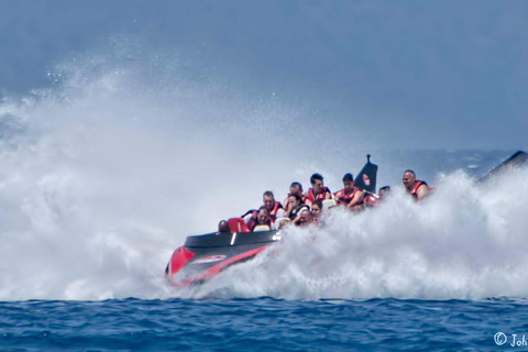 Rhodes : Excursion sur les plages en jet boat avec plongée en apnée et boissons