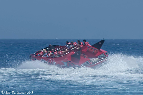 Rhodos: Strandtrip per Jetboot met snorkelen en drankjes