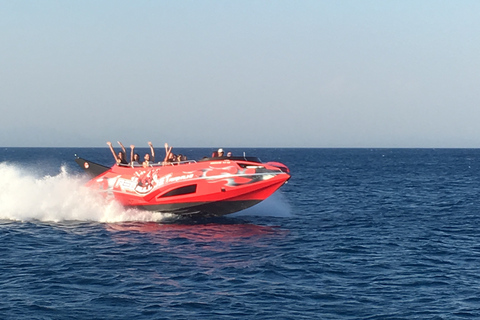 Rhodes : Excursion sur les plages en jet boat avec plongée en apnée et boissons