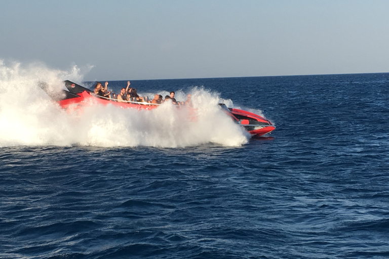 Rhodes: Beaches Trip by Jet Boat with Snorkeling and Drinks