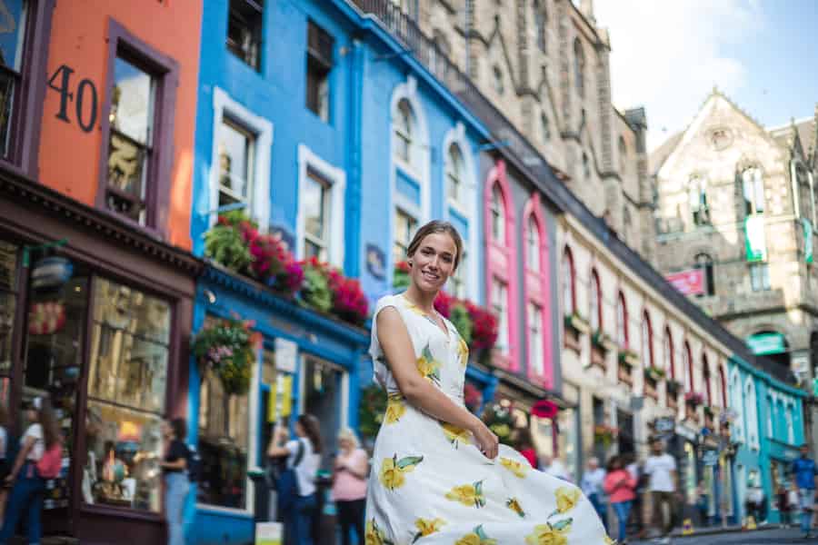 Edinburgh Old Town: Professionelles Fotoshooting & bearbeitete Fotos. Foto: GetYourGuide