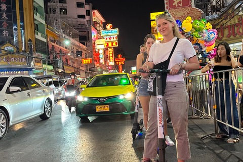 Visita nocturna de Bangkok en Escooter