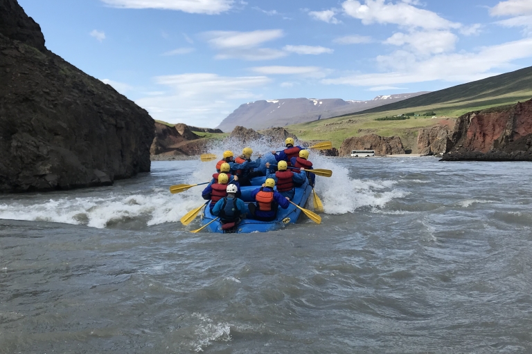 Rafting familial sur la rivière West Glacial