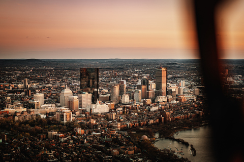 Boston: Zonsondergang Premium TourBoston: Helikoptertour bij zonsondergang