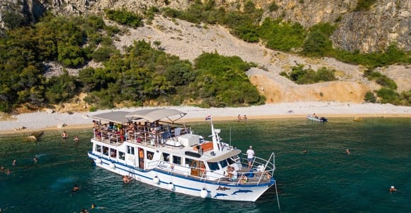 Punat: Bootsfahrt nach Grgur, Goli, Rab und zur Insel Krk mit Mittagessen