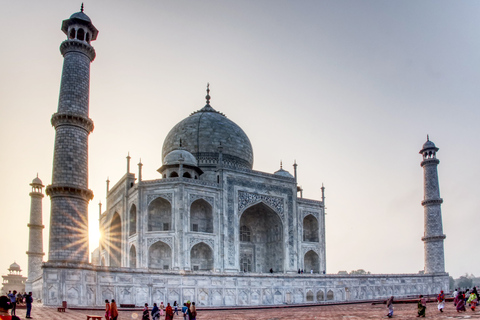 Au départ de Jaipur : Visite privée du Taj Mahal et du Fort d'Agra au lever du soleil