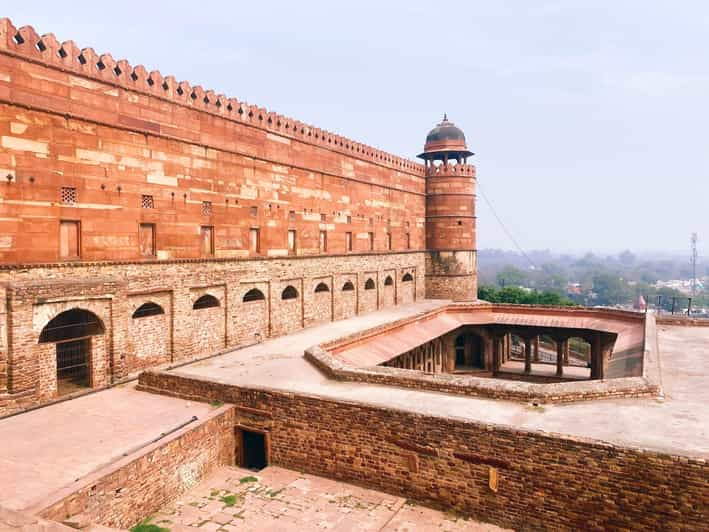 From Jaipur Private Sunrise Tour Of Taj Mahal Agra Fort Getyourguide