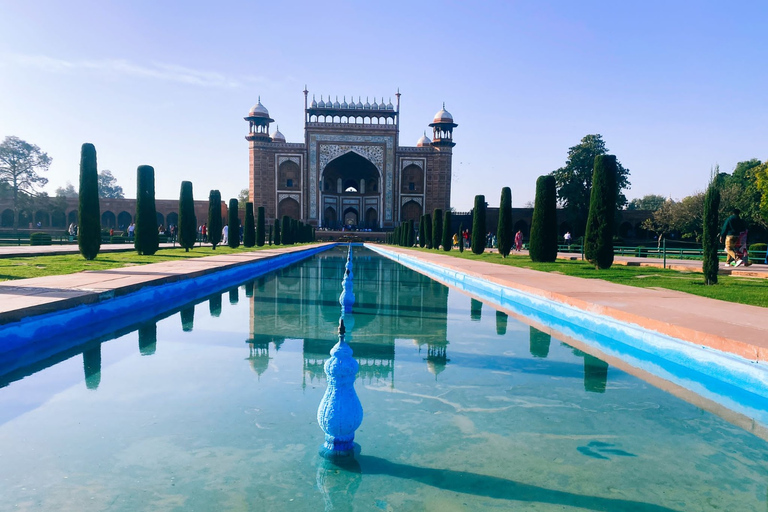 Au départ de Jaipur : Visite privée du Taj Mahal et du Fort d'Agra au lever du soleil