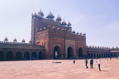 Von Jaipur aus: Private Sonnenaufgangstour zum Taj Mahal & Agra Fort