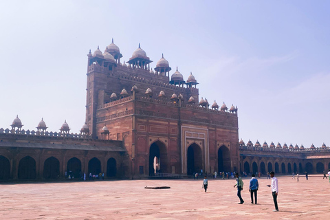 Au départ de Jaipur : Visite privée du Taj Mahal et du Fort d'Agra au lever du soleil