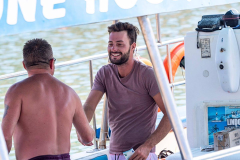 Lindos: Glass Bottom Boat Tour with Snorkeling Lindos: 3 Hour Glass Bottom Boat Tour with Snorkelling