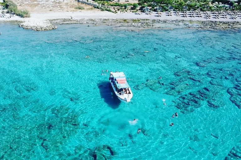 Lindos: Glass Bottom Boat Tour with Snorkeling Lindos: 3 Hour Glass Bottom Boat Tour with Snorkelling