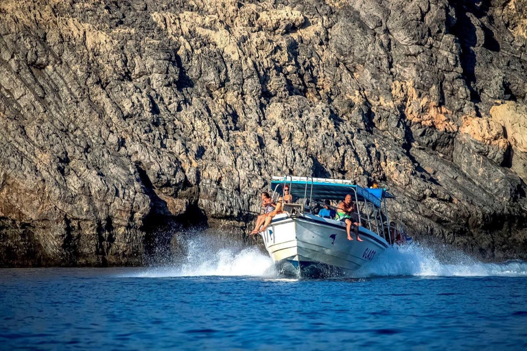 Lindos: Glass Bottom Boat Tour with Snorkeling Lindos: 3 Hour Glass Bottom Boat Tour with Snorkelling