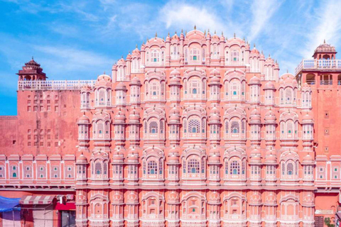 Z Delhi: Prywatna wycieczka samochodowa po Jaipur CityJaipur City Private Day Tour samochodem